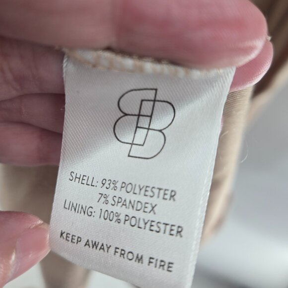 Baltic Born Light Brown Katelyn Taupe Velvet V-Neck Maxi Wrap Dress Large - Picture 11 of 11